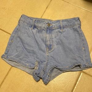 Kendall & Kylie high rise denim shorts